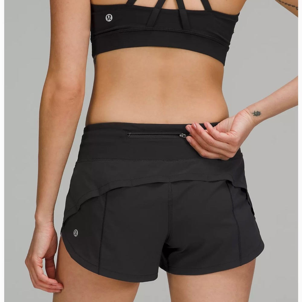 Black lulu lemon shorts